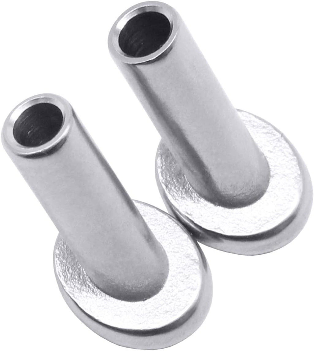 40 Pack T316 Stainless Steel Angle Protector Sleeves for Wire Rope Cable Railing A27695