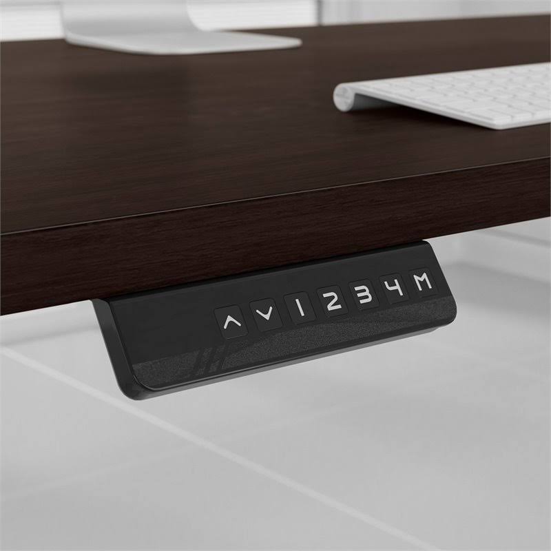 Height Adjustable Desk in Black Walnut D530398