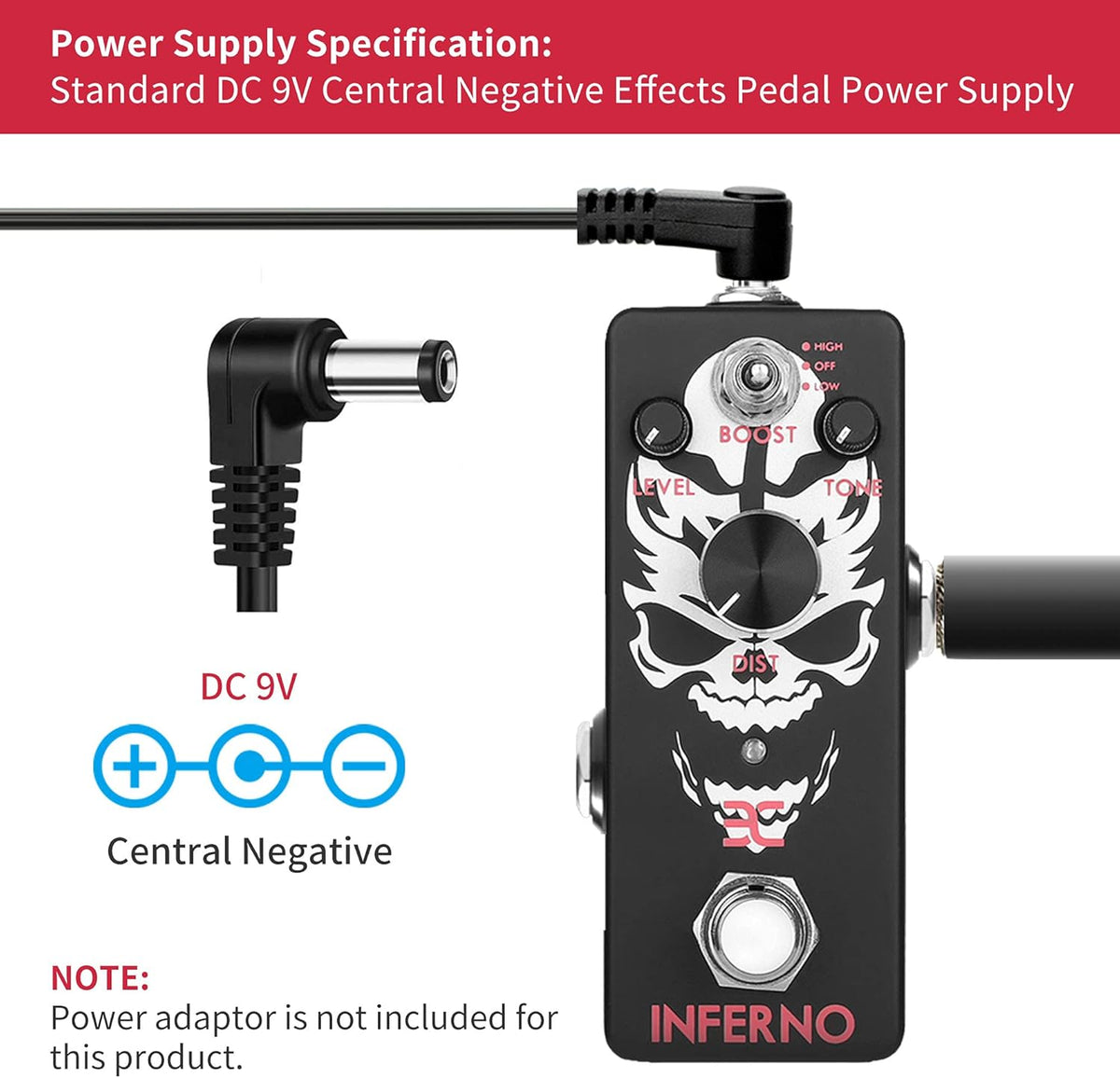 Metal Distortion Pedal Pack of 2 V74896