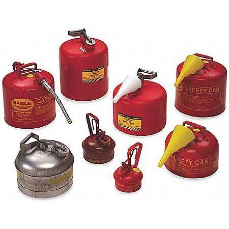 Stainless Steel Safety Can, 2 1/2 Gallon L971