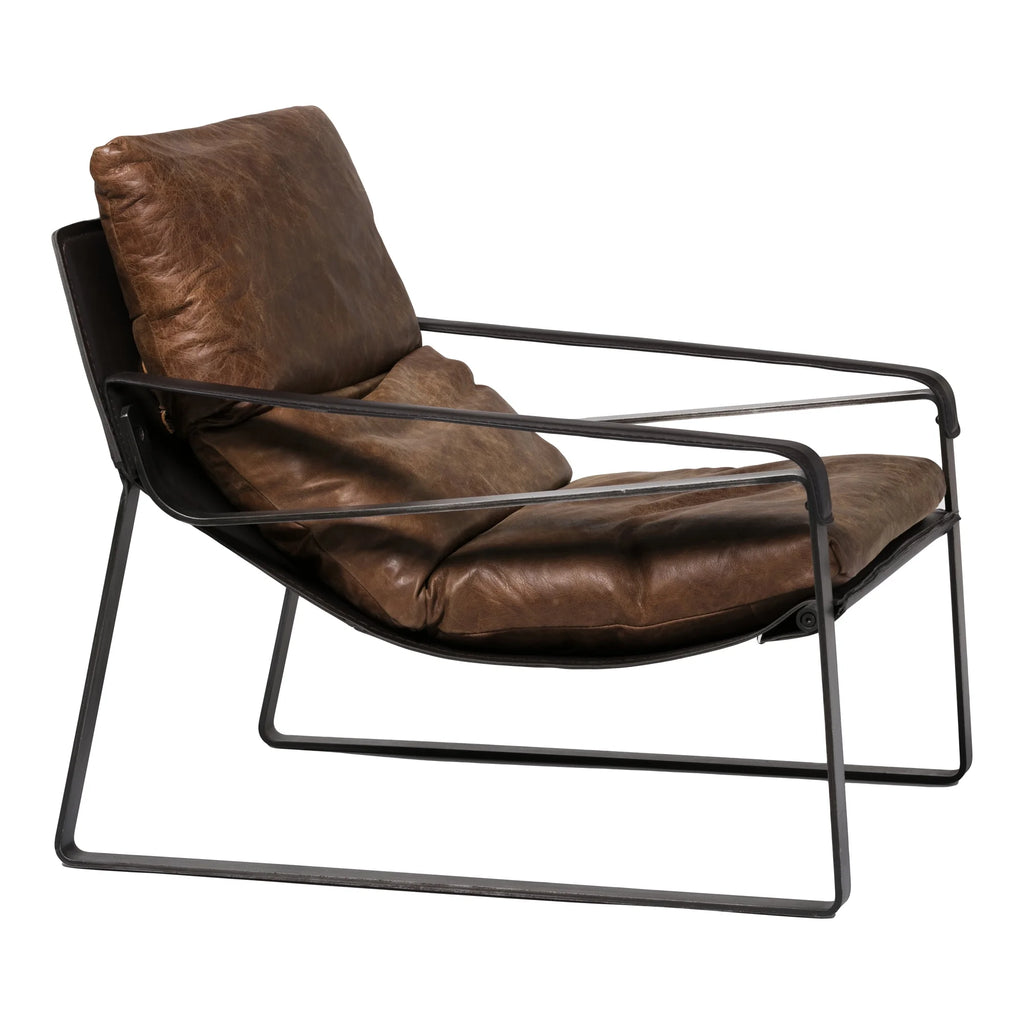 Brown Leather Club Chair P84597