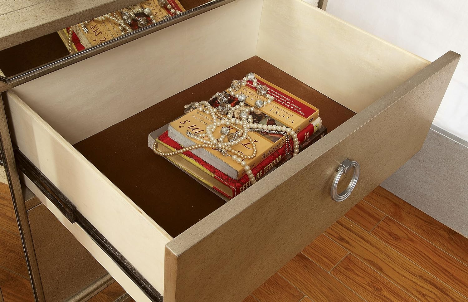 Silver Night Stand V50665