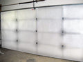 White Pre-cut 16 Section Panel 2 Car Garage Door Insulation Foam Kit X1648
