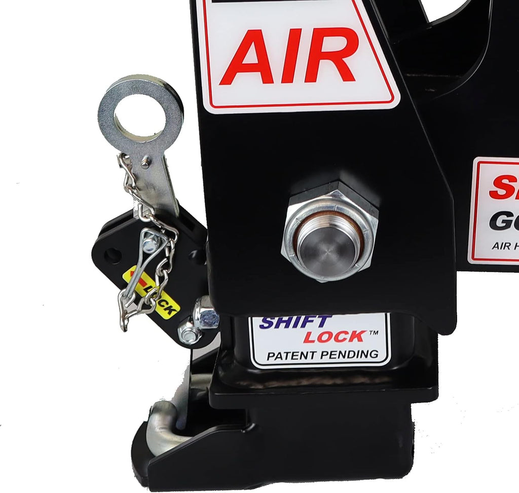 Gooseneck Air Hitch & Coupler, Round 4" Straight Pin 30K SL Coupler T4253