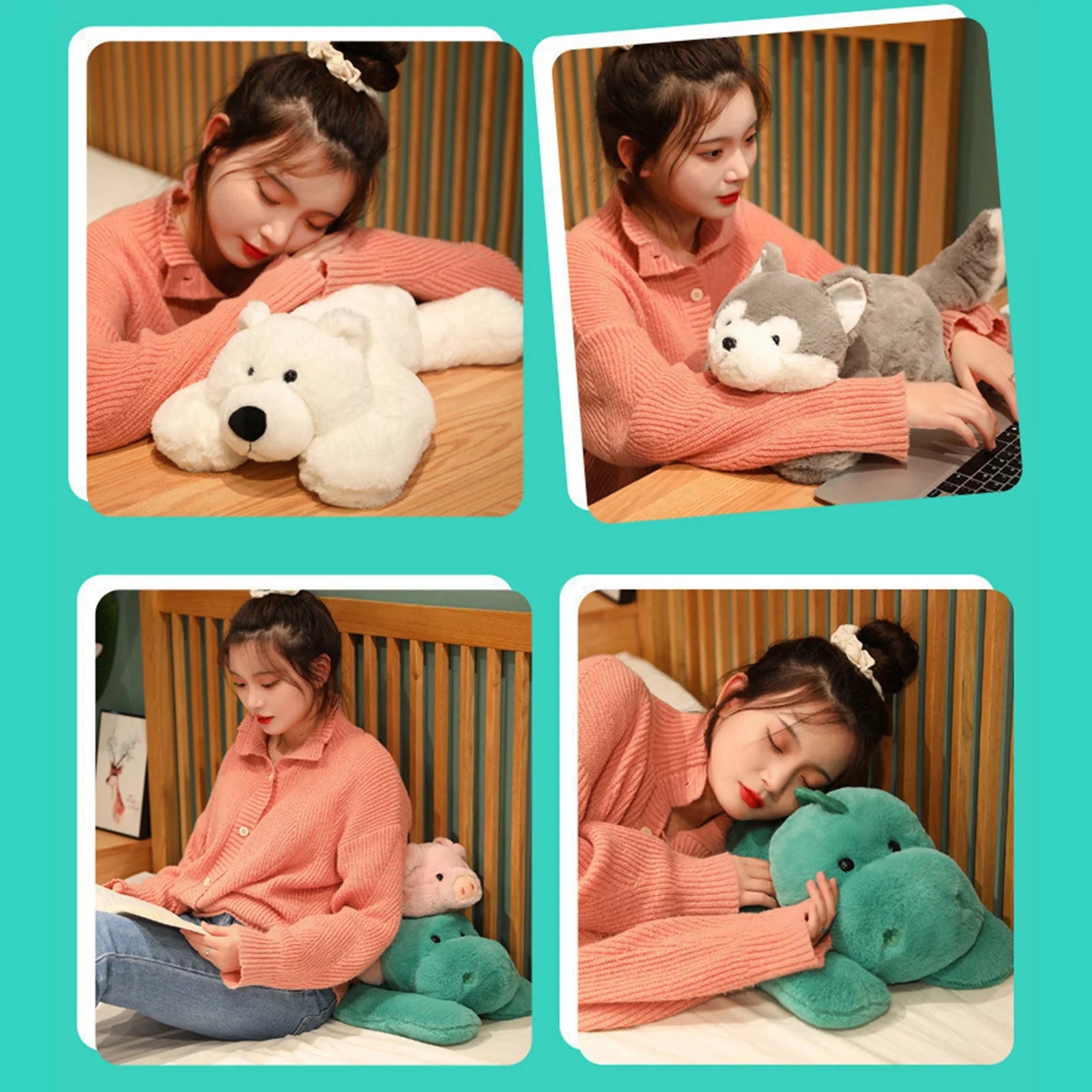 Cartoon Bear Plush Doll Stuffed Soft Toy P581