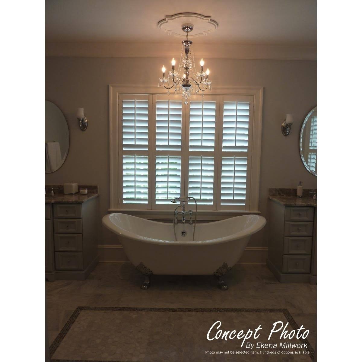 24x22OD x 4x22ID x 1 1/2x22P Hand-Painted Ceiling Medallion E6889