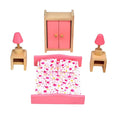 Wooden Doll House Furniture Set With Accessories J1634