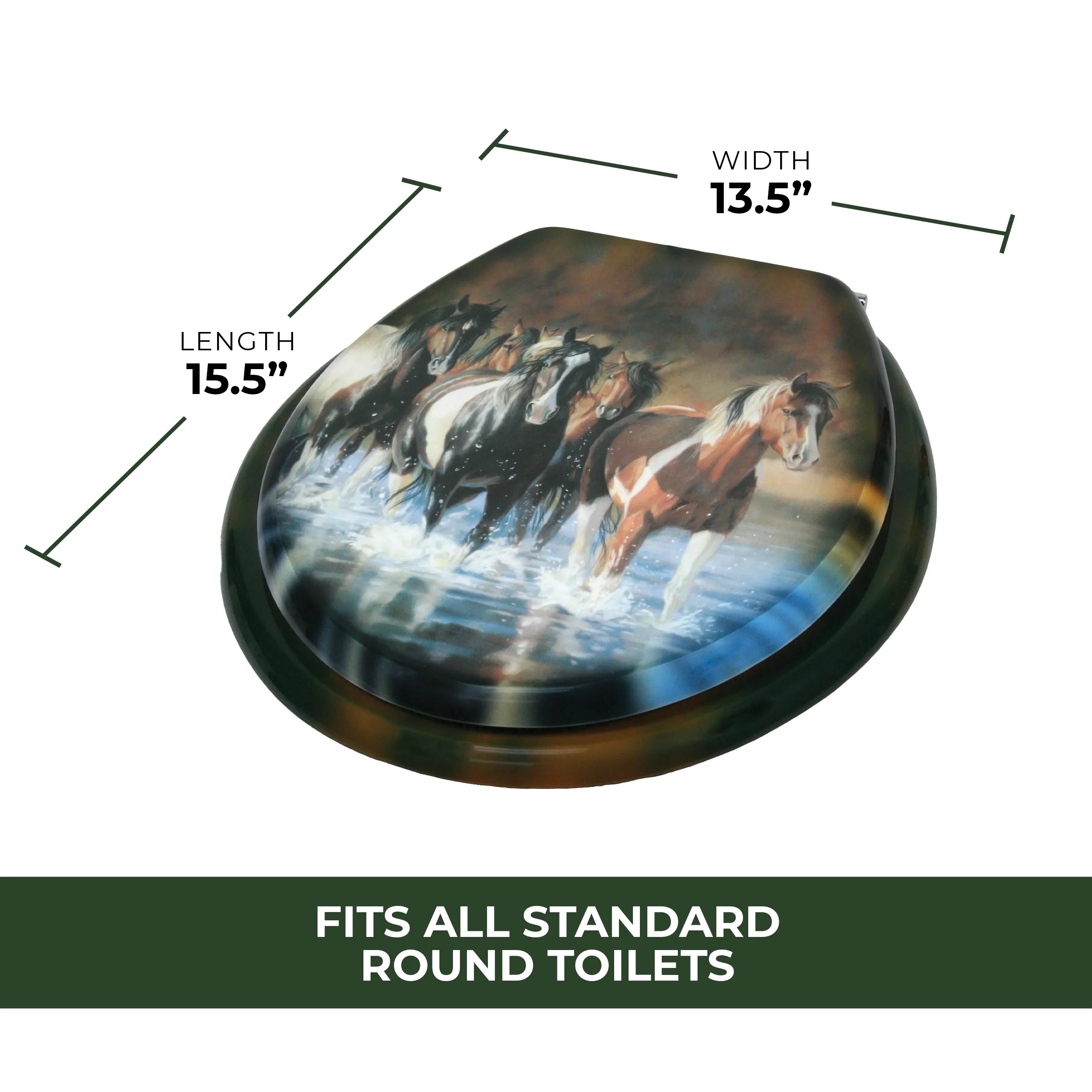 Horse Toilet Seat T6493