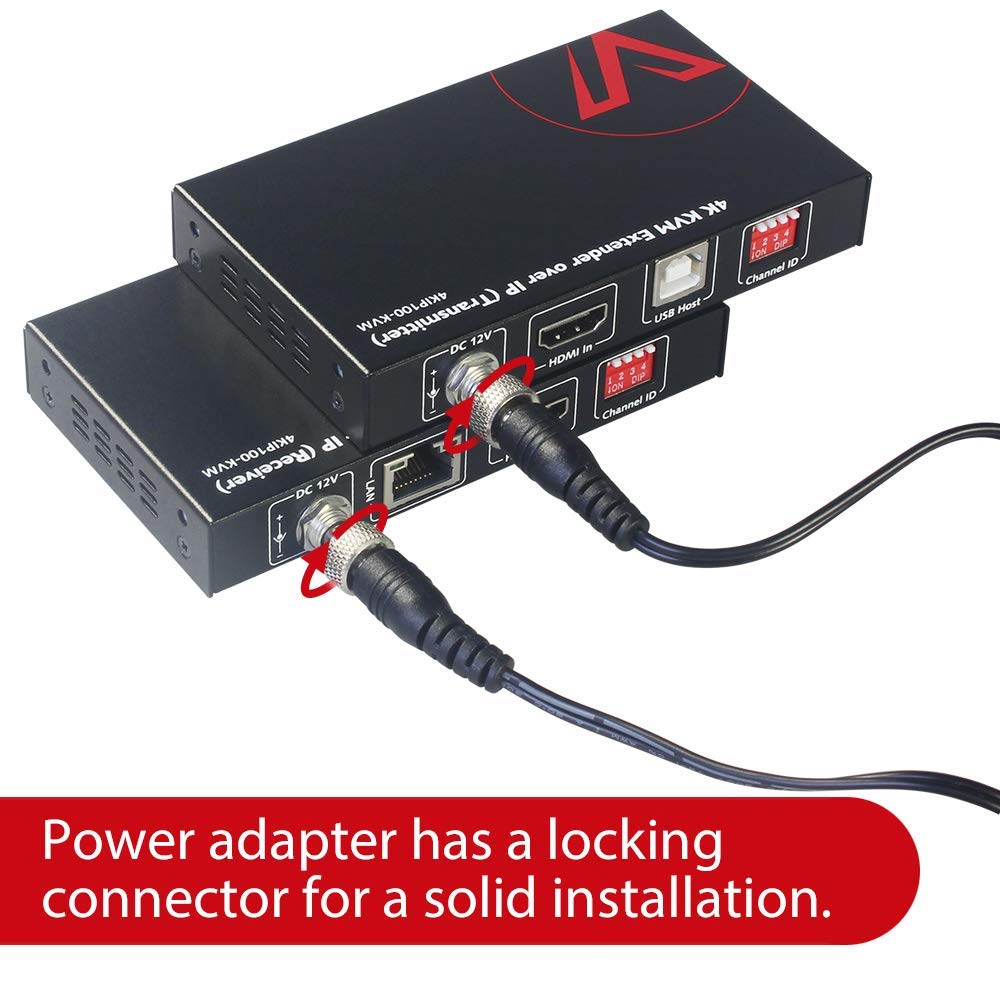 4K HDMI USB KVM Extender over Cat5e/6 up to 120M A25028