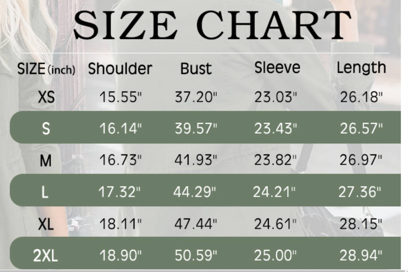 Womens Military Anorak Long Sleeve Jacket Utility Zip Up Lightweight Solid Color Jacket Adjustable Drawstring Waist with Four Front Patch Pockets E8326