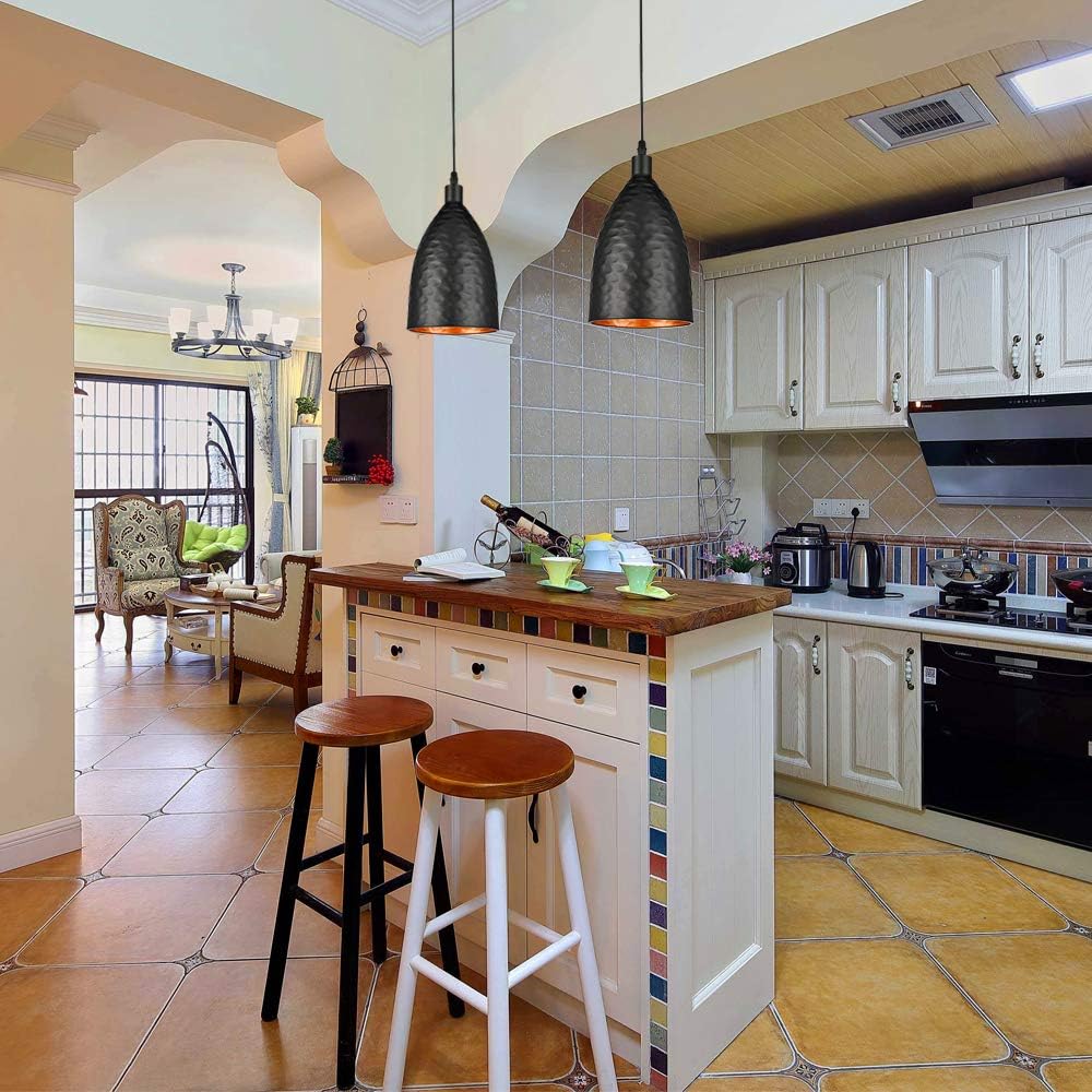 Black Metal Pendant Light V4639
