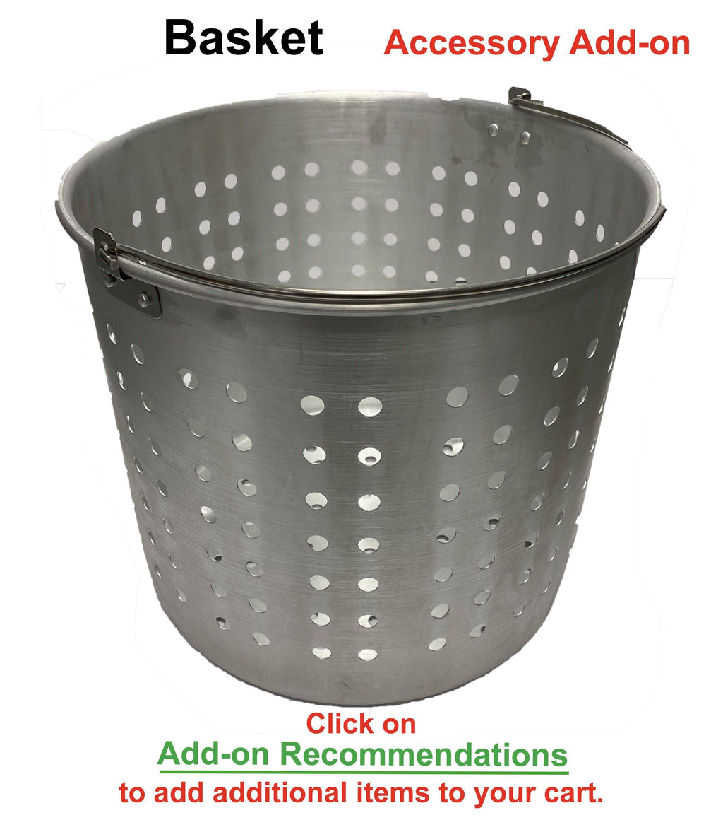 60 Quart Turkey Fryer Pot with Drain Valve, Lid, and Turkey Rack K598