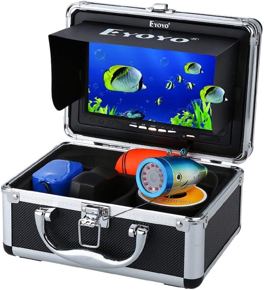 Portable 7 inch LCD Monitor Fish Finder Underwater Fishing Camera 15m Cable 1000TVL T800001