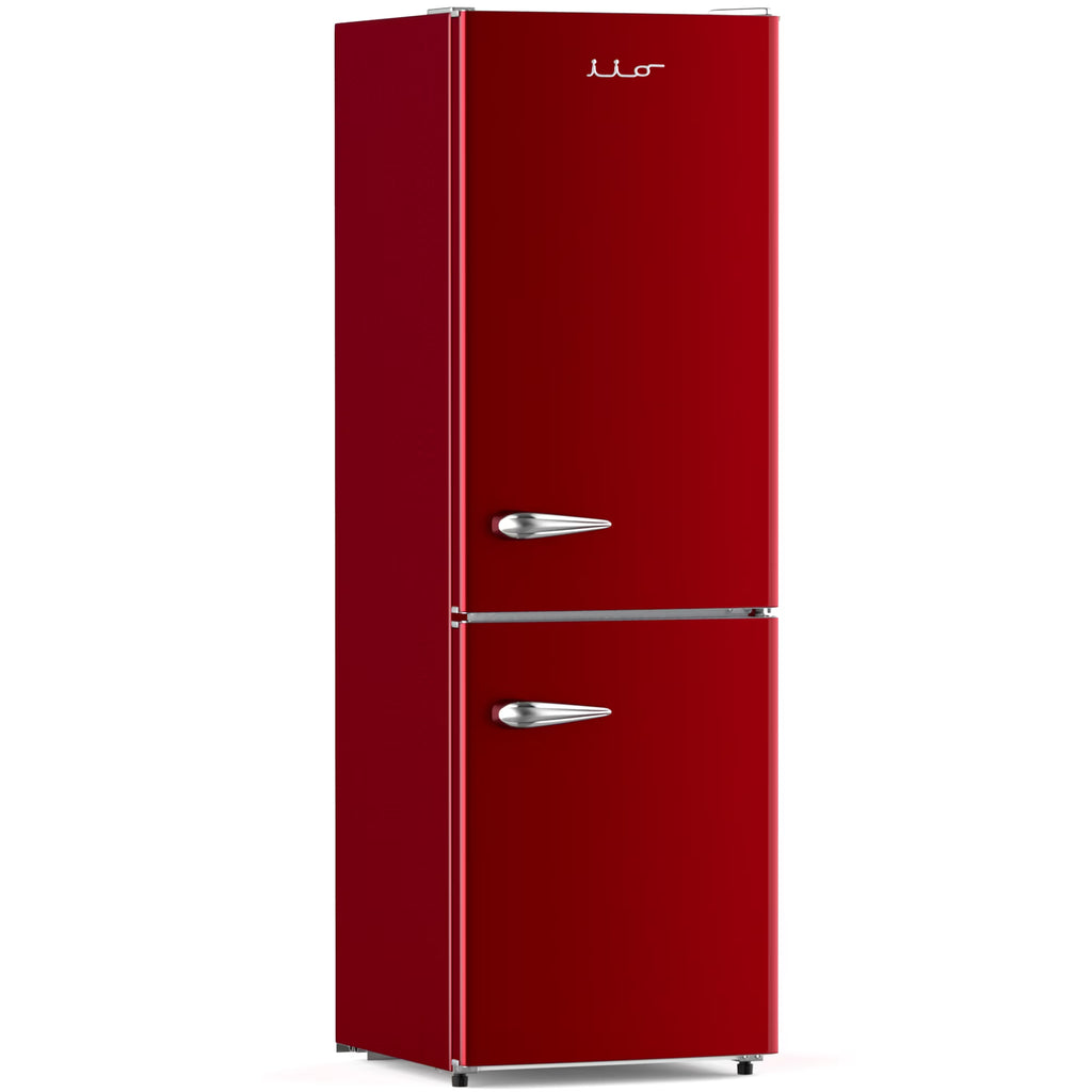 Wine Red 11 Cu Ft Bottom Freezer Retro Refrigerator F25024