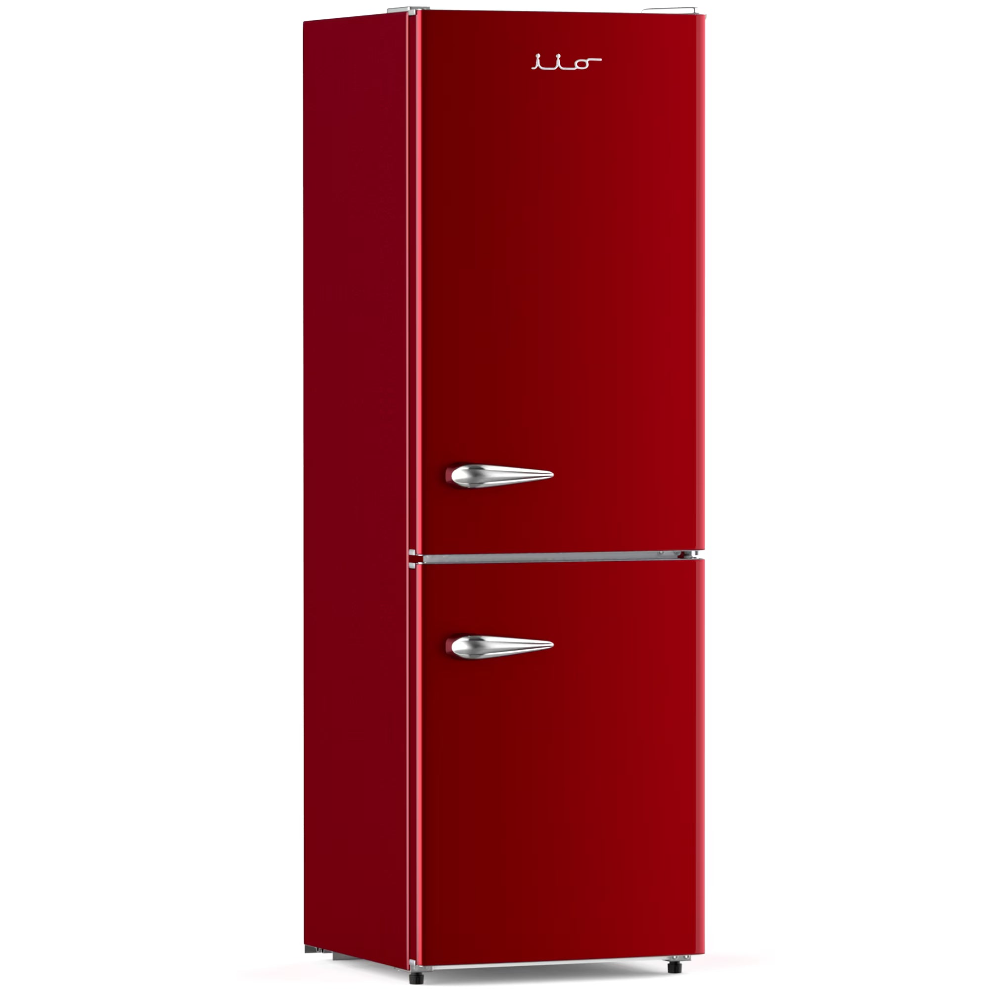 Wine Red 11 Cu Ft Bottom Freezer Retro Refrigerator F25024