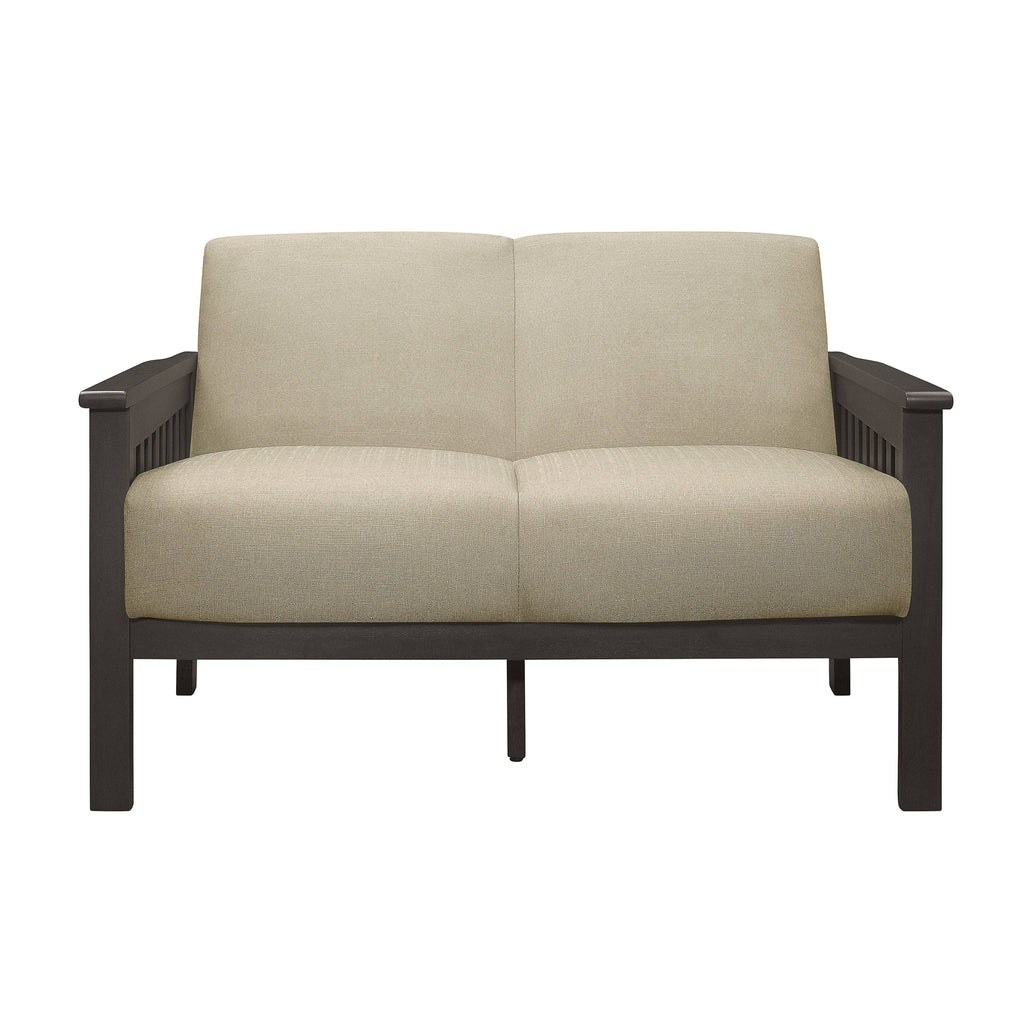 Light Brown Loveseat C395