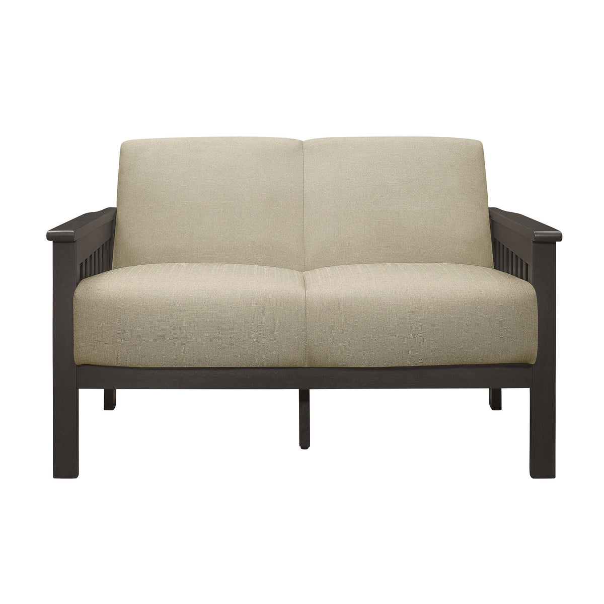 Light Brown Loveseat C395