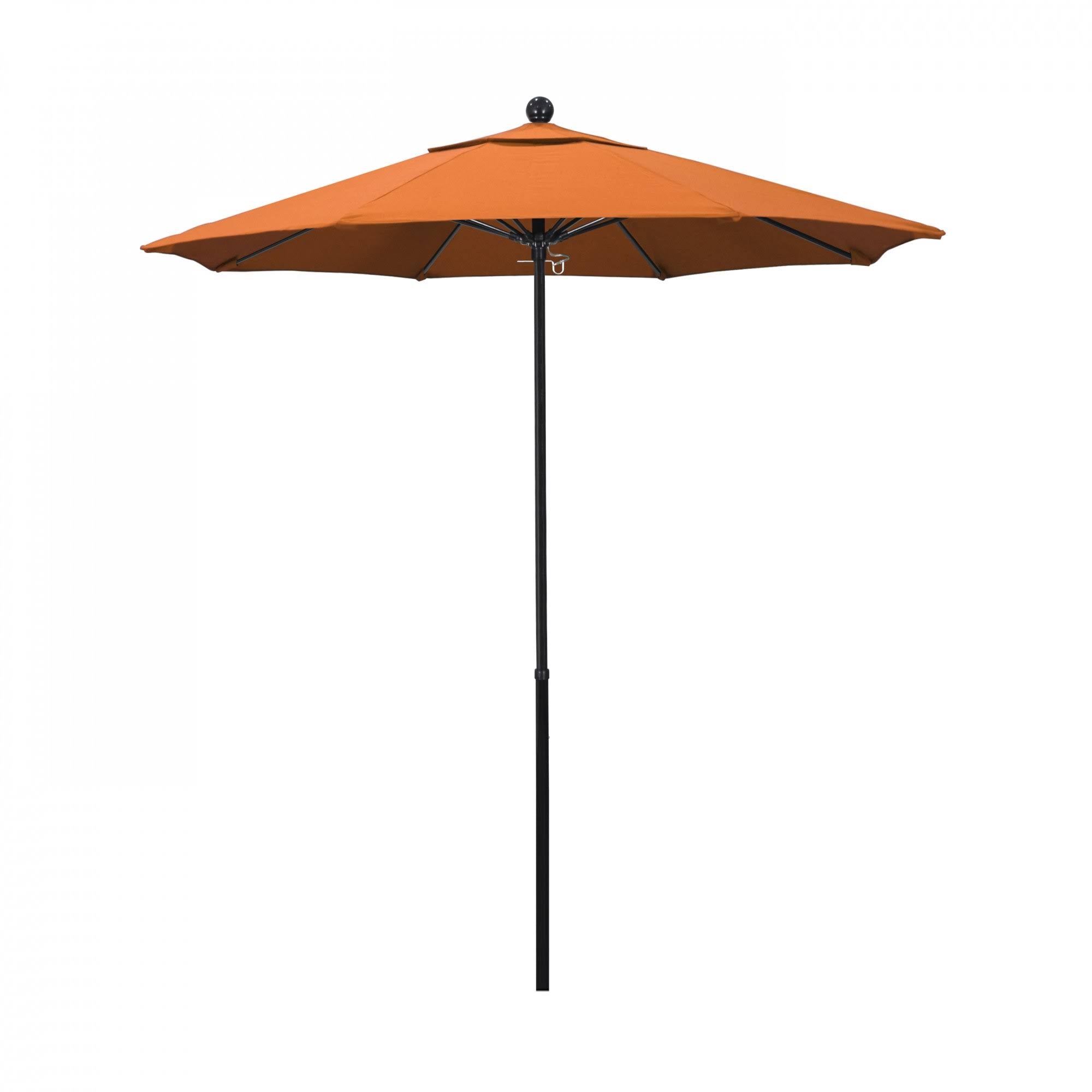 Fiberglass Pole Tangerine Patio Umbrella D55404