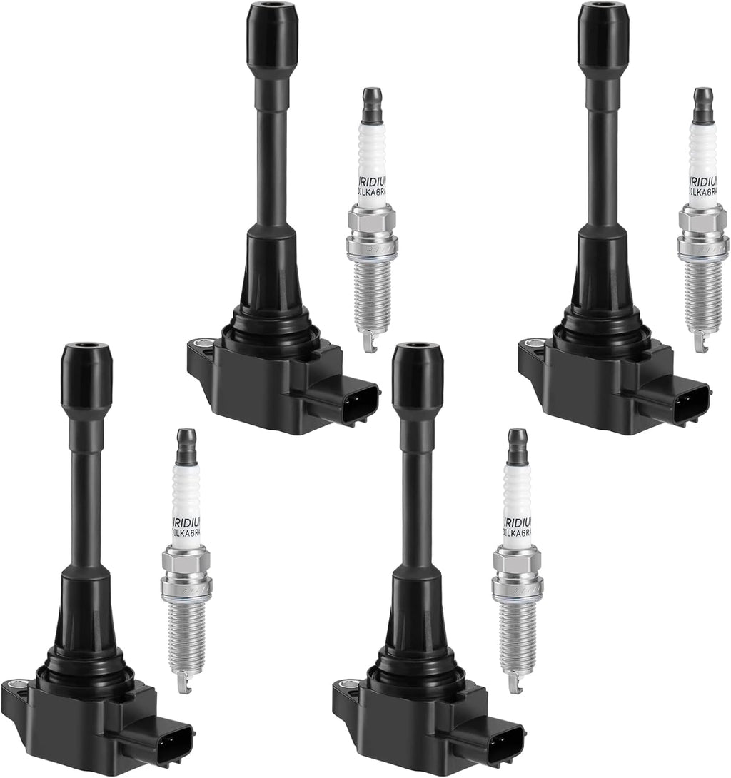 Ignition Coils and Iridium Spark Plugs Set of 4 Pack of 2 I215832