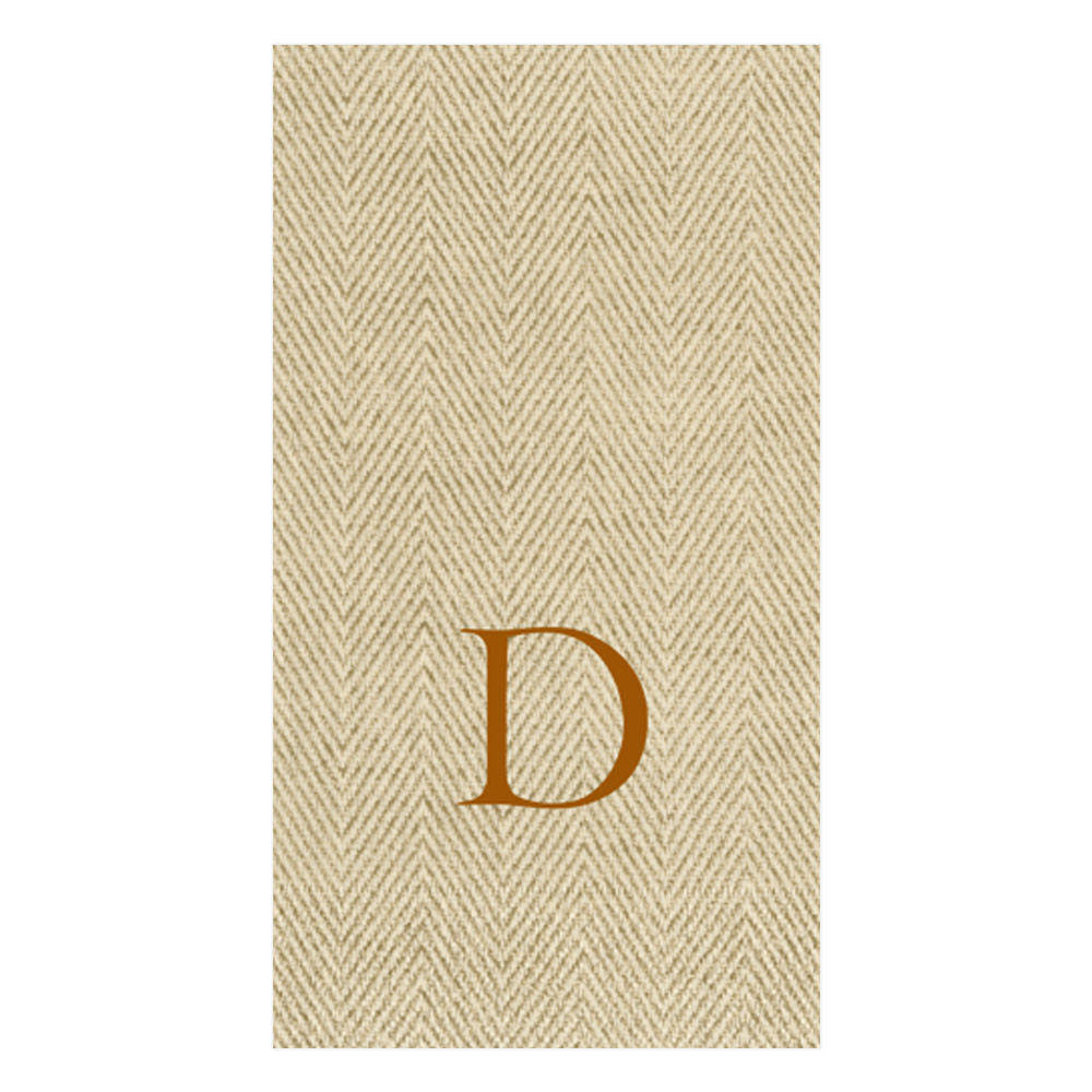 Pack of 24 Jute Paper Linen Guest Towels H5380