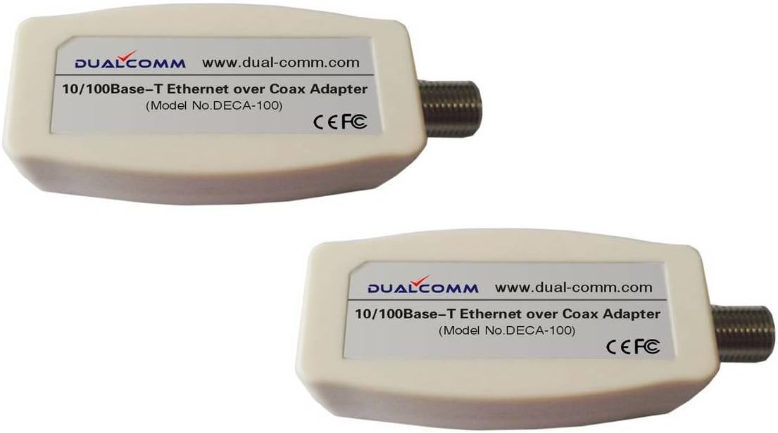 Twin Pack Ethernet Over Coax Adapters R538