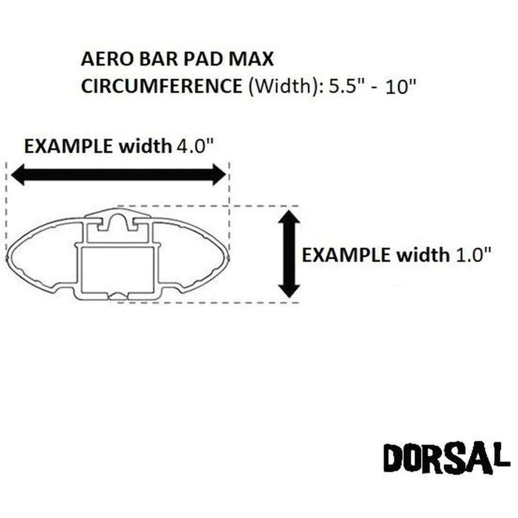 Aero Roof Rack Pads and 15 ft Straps - Pack of 4 X170187