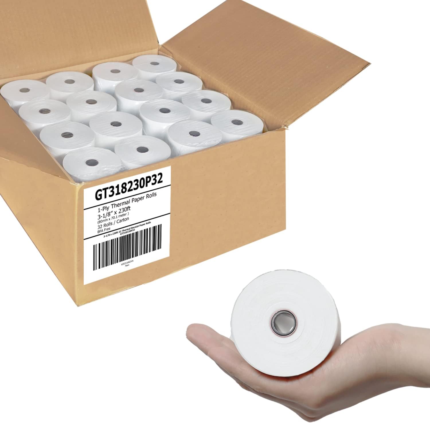 32 Rolls BPA Free Thermal Paper Receipt Rolls Z879273