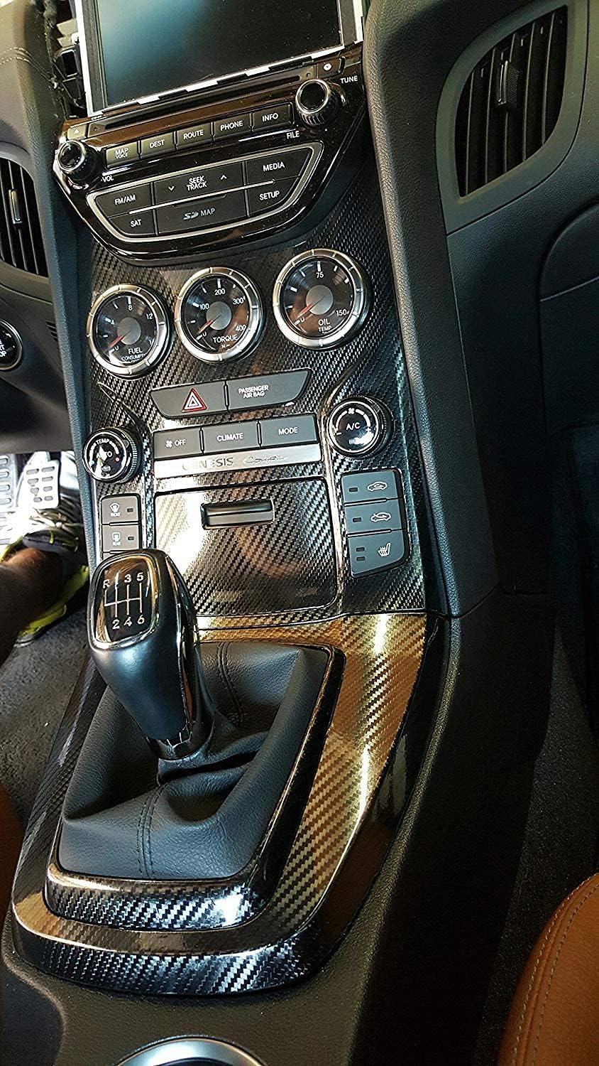 High Gloss Black Carbon Vinyl Wrap Film (5ft x 5ft) D7059