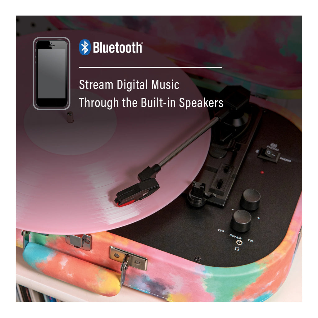 Vinyl Record Player with Speakers with Bluetooth Turntable G179348