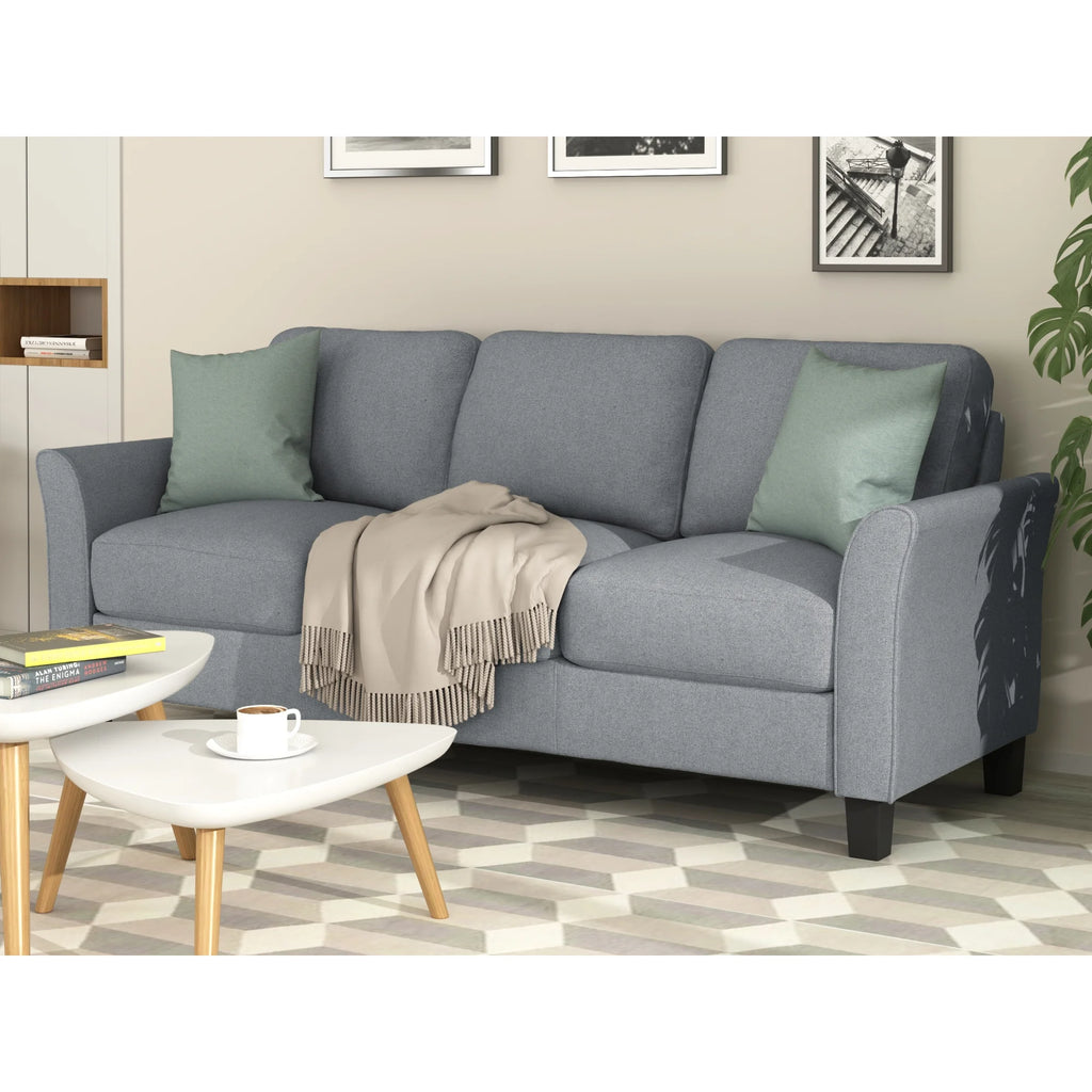 Gray Chair and 3-Seat Sofa P9004