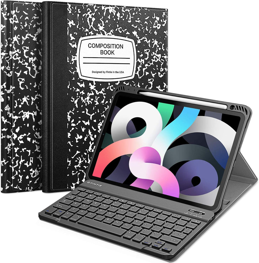 Green Keyboard Case for iPad Air 4th Generation 10.9 Inch 2020 with Detachable Bluetooth Keyboard N16103