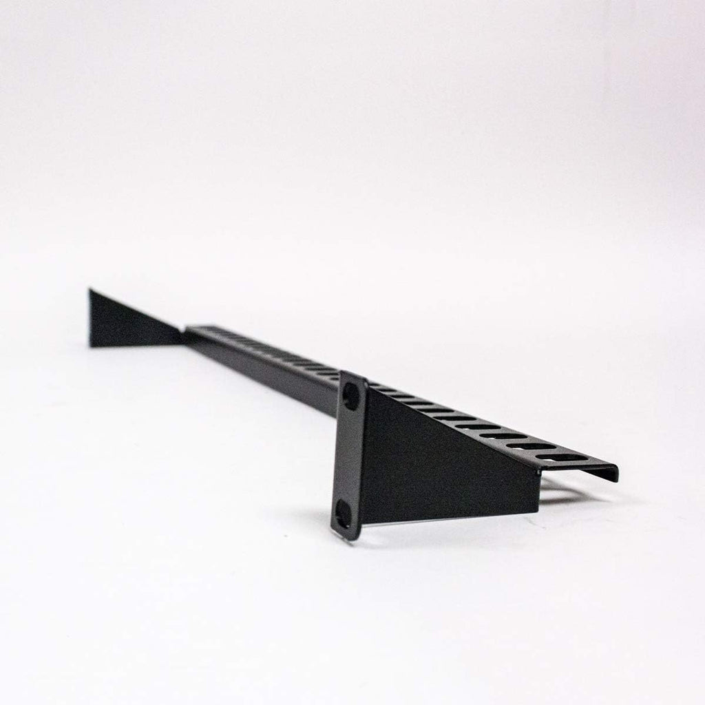 1U 19-Inch Rack Mount Cable Management Bracket Black Pack of 2 I869200
