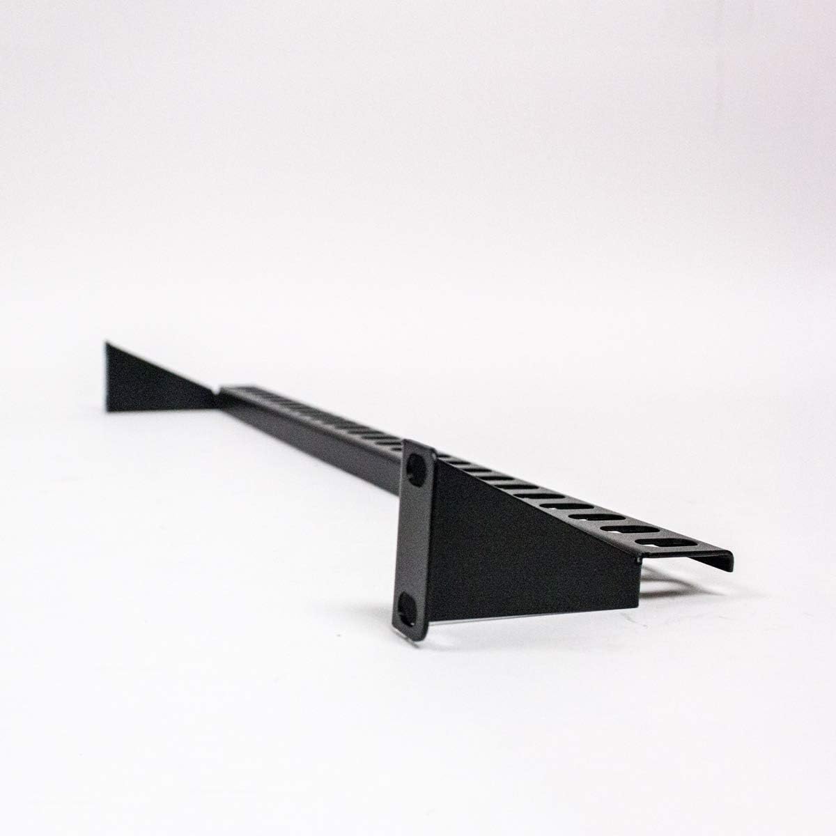1U 19-Inch Rack Mount Cable Management Bracket Black Pack of 2 I869200