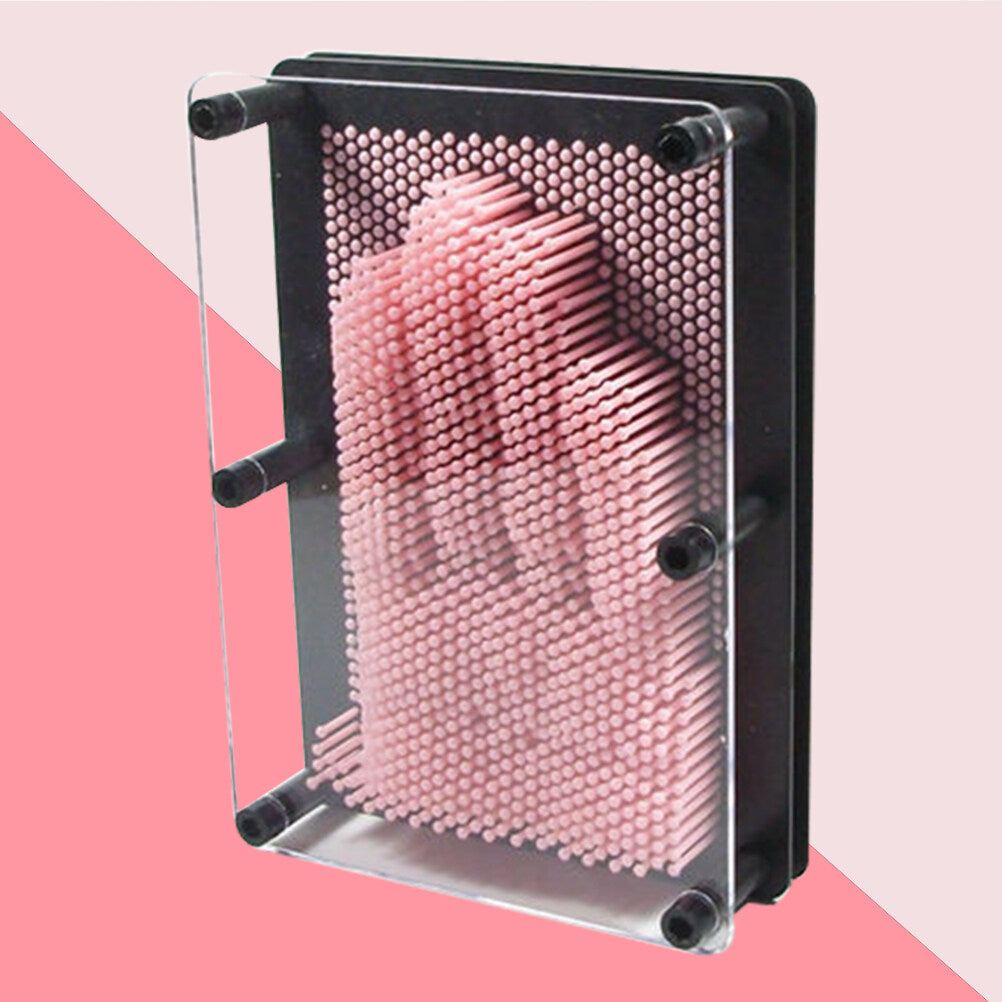 Medium Size Pink 3-Dimensional Pin Art Board Toy O536671