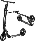 Foldable Lightweight Adult Kick Scooter with Carry Strap and Kickstand Z64630