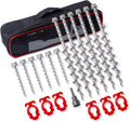 Aluminum Tent Stakes Ground Anchors Screw in Kit R952