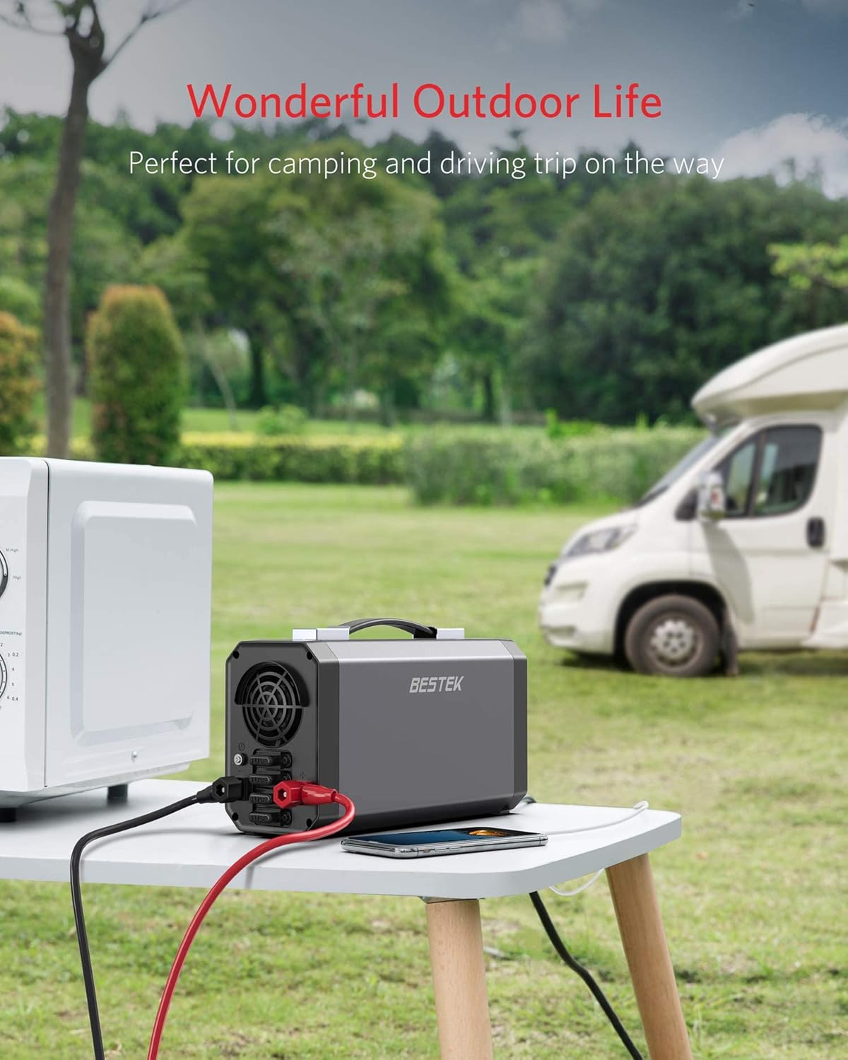 1200W Power Inverter with Digital LCD Display Dual USB Car Charger Z2198