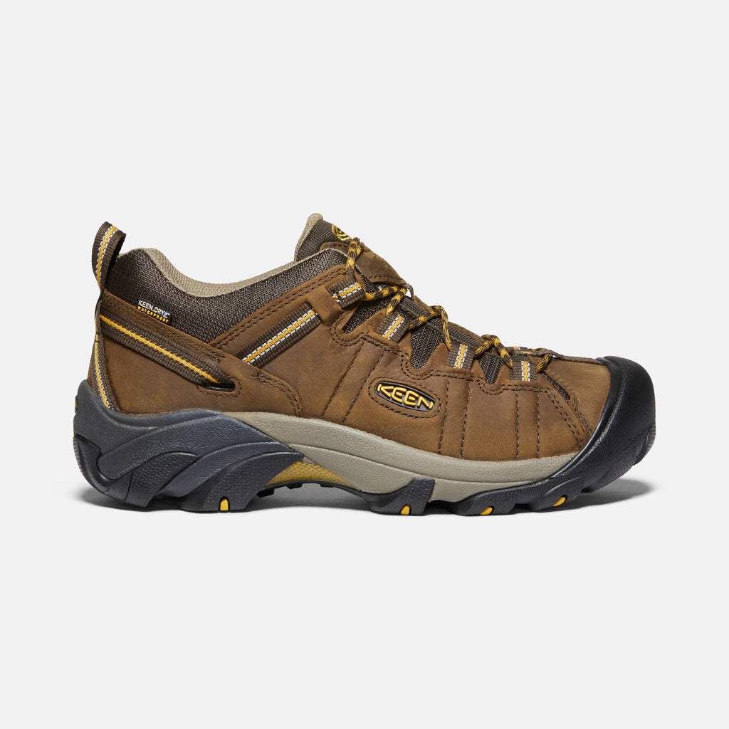 Cascade Brown/Golden Yellow Wide Hiking Boots Y421