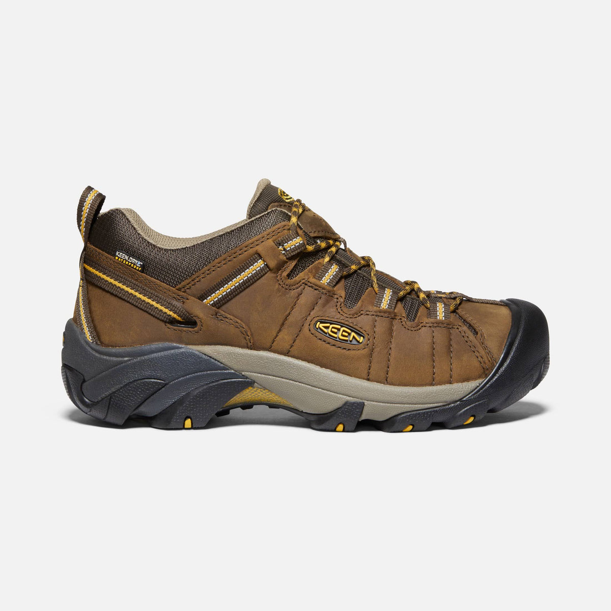 Cascade Brown/Golden Yellow Wide Hiking Boots Y421