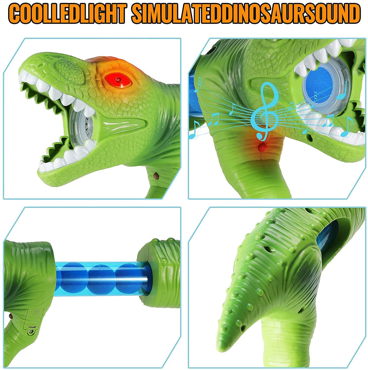 Electric Shooting Games Toy Guns with 18 Foam Balls and Standing Shooting Target J471