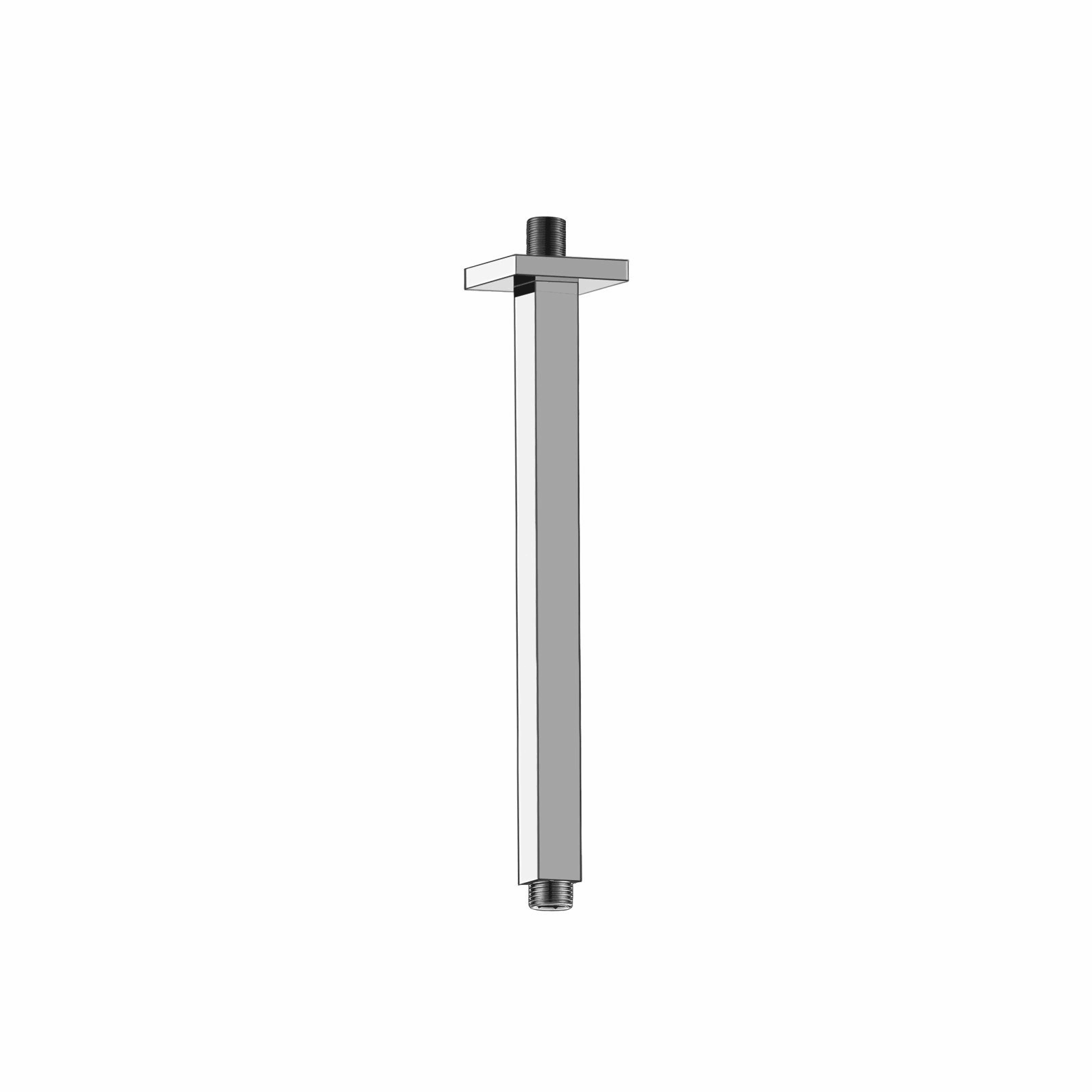 12x22 Square Ceiling Mount Shower Arm Polished Nickel S694