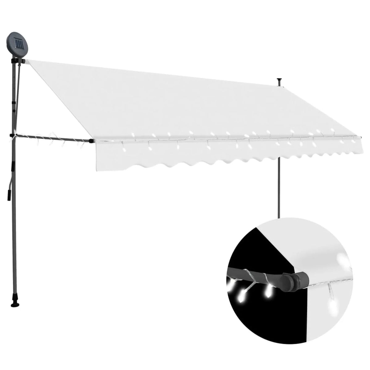 Manual Retractable Awning with 137.8" T470947