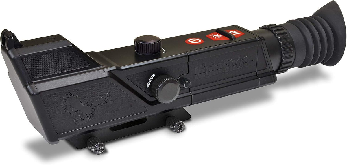 Night Vision Riflescope with IR Illuminator, Black V78342