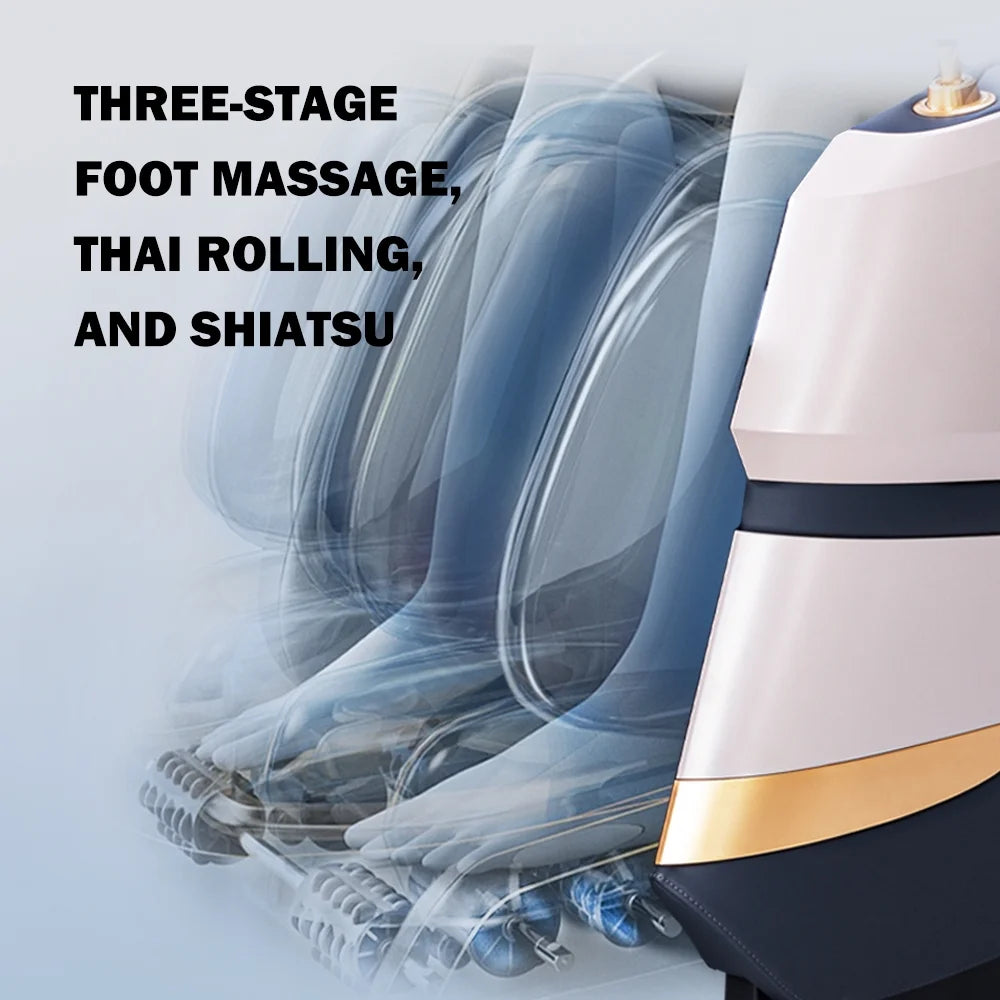 4D Massage Chair with Extendable Footrest G7629