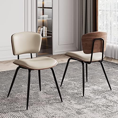 Beige Fabric Dining Chair Pack of 2 X6327