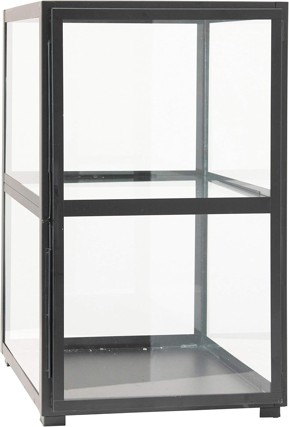 Black Metal & Glass Display Cabinet Z129714