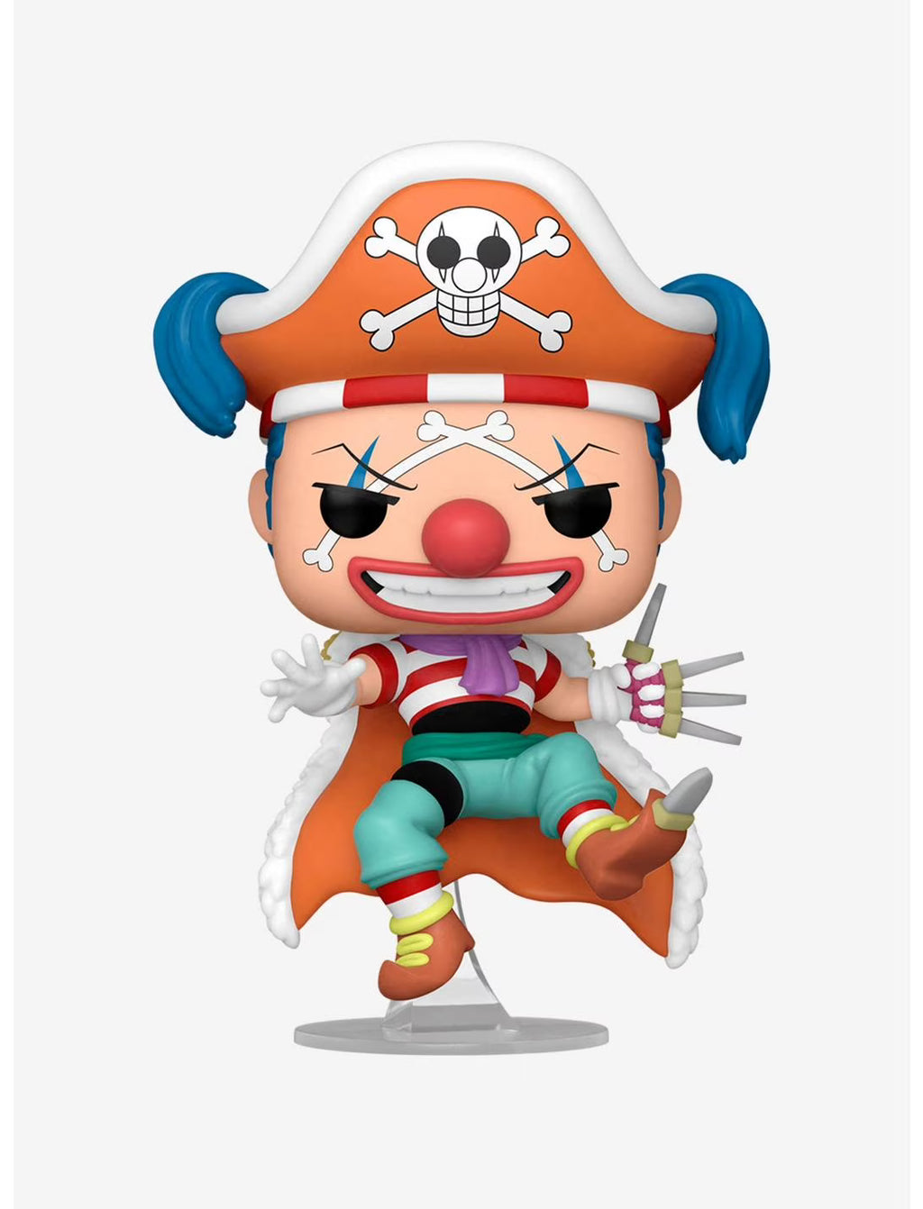 Multicolor One Piece Buggy The Clown Pop! Vinyl Figure R334