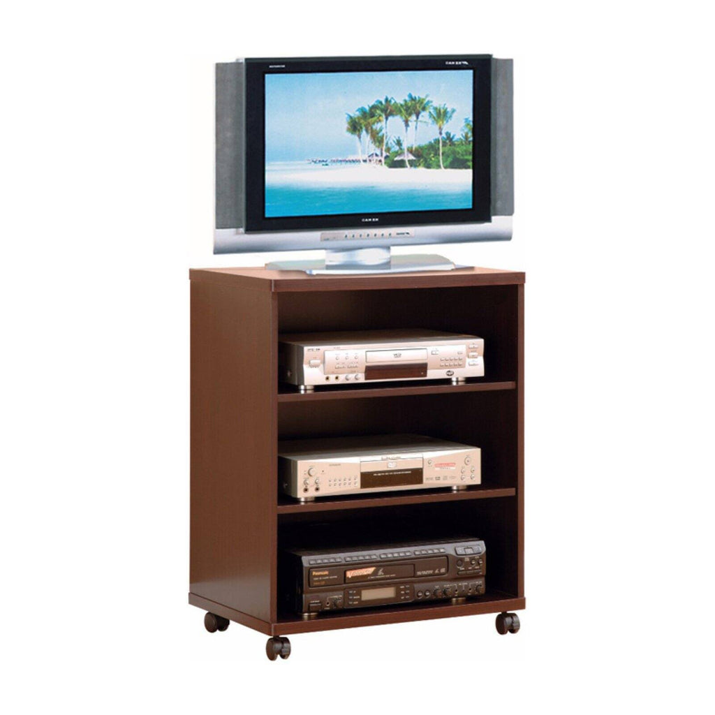 Brown TV Stand with Casters X6960