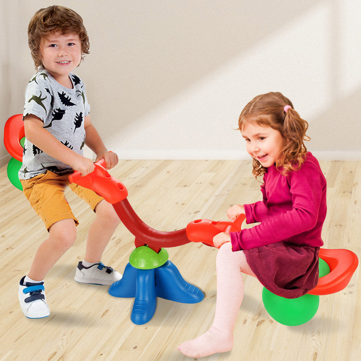 Kids Seesaw 360 Degree Spinning Teeter Totter U764688
