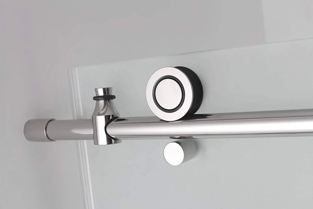 Chrome Sliding Frameless Shower Door V576